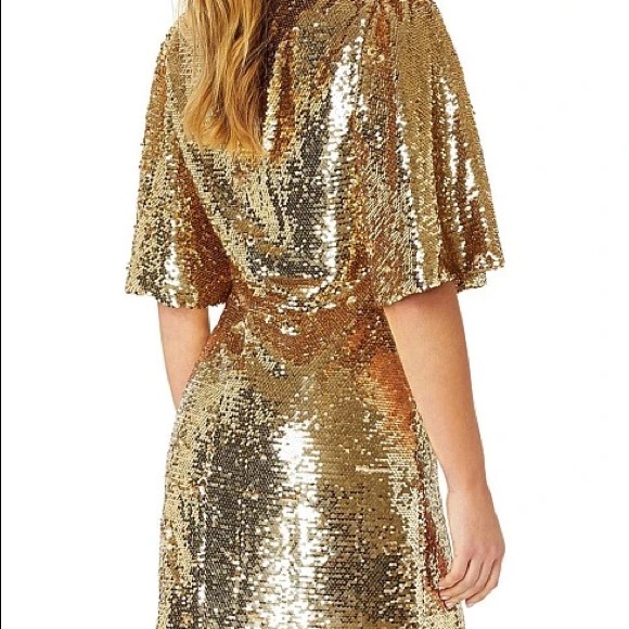 MINKPINK Gold Sequin Dress 👗 - Picture 7 of 9